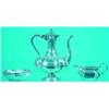 Image 1 : STERLING 3 PIECE INDIVIDUAL TEA SERVICE - Assembled.  Approx. 7 T.O.  Teapot H-6", VG.  Est. 75-1...