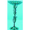 Image 1 : PLIQUE A JOUR COMPOTE - "J. Tostrup, Krisitania 2490B," flower form with openwork floral pedestal...