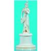 Image 1 : IVORY FIGURE OF YOUNG WOMAN - H-4 1/2", VG.  Est. 100-200...