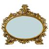 Image 1 : ROCCOCO OVER MANTLE MIRROR - Elaborate carved wood, gilt gesso.  50" x 60", G-VG.  Est. 600-900...