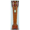 Image 1 : PARQUETRY PEDESTAL - Satin wood, shaped pedestal with extensive ormolu and mounts, 2 jasper oval...