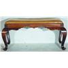Image 1 : QUEEN ANNE STYLE WINDOW BENCH - 17" x 38", G-VG.  Est. 100-200...