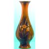 Image 1 : ROOKWOOD VASE - Standard glaze, O. Geneva Reed, floral design, #640; minor crazing, lip repair an...
