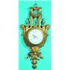 Image 1 : FRENCH CARTEL CLOCK - Fire gilt bronze, signed Richond, Paris, late 19th Century; dial cracked, p...