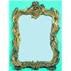 Image 1 : ANTIQUE ROCOCCO MIRROR - Gilt gesso; some cracks and overpaint.  H-30", F.  Est. 200-400...