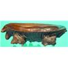 Image 1 : BRONZE SHELL DISH - Cast bronze with seashell feet.  L-7", VG-EX.  Est. 75-125...