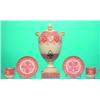 Image 1 : COPELAND COFFEE SET - Transfer porcelain after dinner coffee urn with 6 cups and saucers.  H-12",...