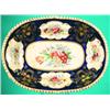 DERBY PLATTER - Oval, painted porcelain; several areas of staining.  L-13", G.  Est. 50-100...