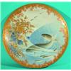Image 1 : JAPANESE IMARI CHARGER - Fukagawa, painted porcelain, carp in center; minor edge wear.  Dia.-21",...