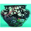 Image 1 : CLOISONNE PLANTER - Foil under enameling. H-10 1/2", Dia.-opening 11 1/2", Est. 150-250...