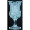 Image 1 : BRILLIANT CUT GLASS VASE-Goblet form 1890-1910. H-9 1/2", G-VG. Est. 50-100...