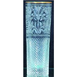 LOEBMEIER VASE-Gold band at lip worn. H-6", VG. Est. 50-100...