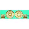 Image 1 : LIMOGES DEMITASSE SET - 6 Cups and saucers, (2) shown; transfer floral design with gold banding....