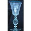 Image 1 : PAIRPOINT VASE -Engraved, bubble ball, 1930's.  H-11 1/2", VG.  Est. 100-200...