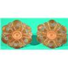 Image 1 : PAIR OF SATSUMA SAUCERS- Painted porcelain, late 19th Century.  Dia-5", VG-EX.  Est. 50-100...