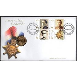 Australia, One Dollar, Elizabeth II, 2000, Philatelic Numismatic Cover, The Last ANZACS