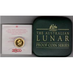 Australia, Fifteen Dollars, Elizabeth II, 2000, Year of Dragon