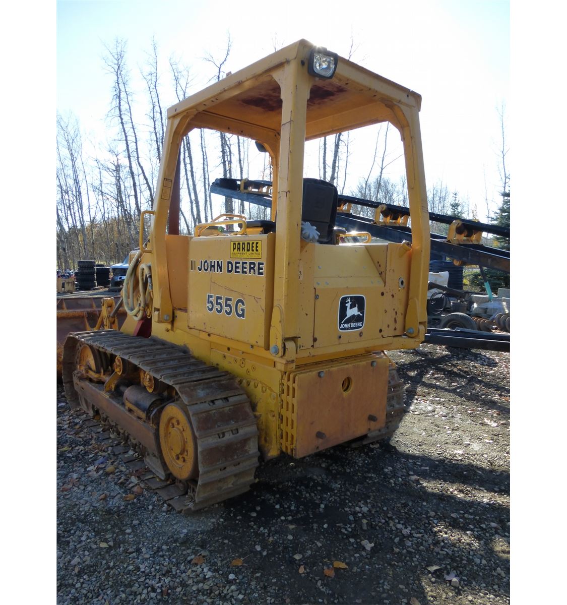 1991 JOHN DEERE 555G CRAWLER/TRACK LOADER