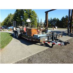22' LOAD TRAIL FLAT DECK TRAILER