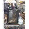 Image 1 : STEEL CAGE & PROPANE TANKS