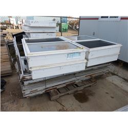 2 PALLETS OF ASSORTED WINDOWS