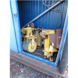 FOUR SETS OF HEAVY DUTY TRAILER WHEELS