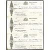 Image 1 : Bank of Australasia, 1877 Uncut Sheet of 3 "Sydney Branch" Proof Exchanges.
