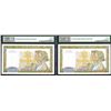 Image 2 : Banque De France, 1941-43 Issue Sequential Banknote Pair.