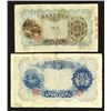 Image 2 : Bank of Japan, 1931 and 1945 ND Issues Banknote Pair.