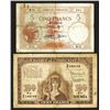 Image 1 : Banque De L'Indochine Banknote Pair.