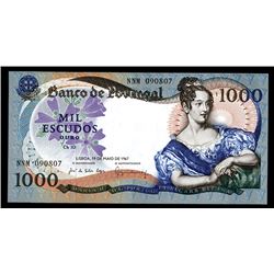 Banco De Portugal, 1967 Issue Banknote.