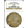 Image 3 : Frankfurt Am main, Free State. 2 Thaler 1841 EF, KM326.