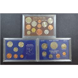 Great Britain, I.O.M., N.Z. Decimal Coin Sets