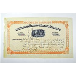 Hyland Mining & Milling Co. 1889.