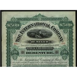 Cincinnati & Muskinqum Valley Railway Co. Issued Stock.