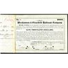 Image 1 : Moshannon & Clearfield Railroad Co. 1882 Bond Certificate.