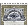 Image 1 : Spartanburg, Union and Columbia Railroad Co. Specimen Bond.