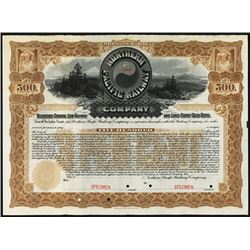 Northern and Pacific Railway Co. Specimen Bond.