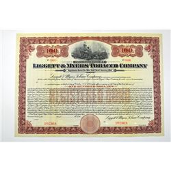 Liggett & Myers Tobacco Co. 19xx ca.1910-20's Specimen Bond..