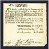 Image 1 : Hobbstown and  Mount pleasant Turnpike Road, 1826 Stock Certificate.