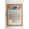 Image 1 : Beaumont Water Works Co. 1907 Specimen Bond..