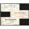 Image 1 : Checks Dated 1879 Signed by the infamous Edward A. Burke former Treasurer of Louisiana.