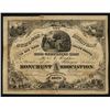 Image 1 : Michigan Soldiers Monument Association Certificate.