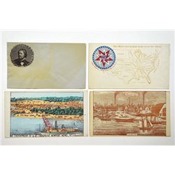 Four Civil War Patriotic Covers