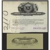 Image 1 : Rocky Mountain Bank Note Co. Proof Stock Certificate and Advertising Blotter.