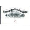 Image 1 : Connecticut, ND (ca. 1860-70's), Large format Proof printed on thin card, Title of Hartford flanked 