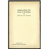Image 1 : Safeguarding the Issue of Securities, Compliments of the American Bank Note Co., by C.A. Conant.