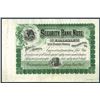 Image 1 : Security Bank Note Co. ND (ca.1900-1910) Advertising Stock Certificate.