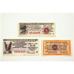 Liberty Loan interest coupons.