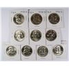 Image 1 : (10) 1958-D FRANKLIN HALF DOLLARS CH BU
